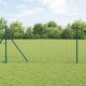 Słupki Ogrodzeniowe 52 szt. Zielone 32 mm 150 cm Stal Galwanizowana 1