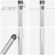 Słupki ogrodzeniowe 52 szt. 32 mm 200 cm Stal ocynkowana 4