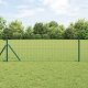 vidaXL Słupki Ogrodzeniowe 26 sztuk Zielony 32 mm 120 cm Stal Galwanizowana 1