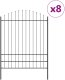 Ogrodzenie z hokus-pokus Szare 13,6x2 m Stal 1