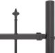 Ogrodzenie z hokus-pokus Szare 13,6x2 m Stal 5