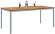 vidaXL Stół ogrodowy 180x90x75 cm z litego drewna akacjowego i metalu 3