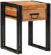 Stolik boczny 40x40x50 cm z litego drewna akacjowego 1
