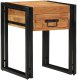 Stolik boczny 40x40x50 cm z litego drewna akacjowego 4