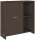 Szafka magazynowa Brązowa 100x36x102 cm z rattanu 1