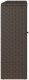 Szafka magazynowa Brązowa 100x36x102 cm z rattanu 5