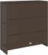 Szafka magazynowa Brązowa 100x36x102 cm z rattanu 6