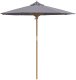 vidaXL Ciemnoszary parasol ogrodowy 217x230 cm z bambusa 2
