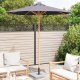 vidaXL Ciemnoszary parasol ogrodowy 217x230 cm z bambusa 3