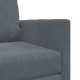 Sofa podłogowa Single z weluru 74x77x81 cm w ciemnoszarym kolorze 7