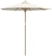 vidaXL Parasol ogrodowy Kremowy 240x260 cm z Bambusa 2