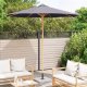 Parasol Ogrodowy Ciemnoszary 270x260 cm z Bambusa 2