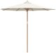Parasol Ogrodowy Kremowy 270x260 cm Bamboo 1