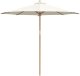 Parasol Ogrodowy Kremowy 270x260 cm Bamboo 3