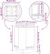 Piecyk Ogrodowy Bezdymny 38x38x51 cm Stal Odporny na Warunki Atmosferyczne 3