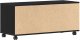 Szafka RTV Czarna 90x35x35 cm z Drewna Inżynieryjnego 1