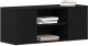 vidaXL Szafka RTV Czarny Dąb 100x35x40 cm Drewno inżynieryjne 3