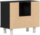 vidaXL Szafka Łazienkowa Czarny Dąb 60x32x54 cm z Drewna Inżynieryjnego 6