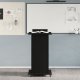 Podium z kółkami Czarne Drewno inżynieryjne 3