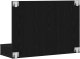 vidaXL Szafka z lustrem LED w czarnym dębie - 90x31,5x62 cm 5