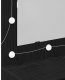 vidaXL Szafka z lustrem LED w czarnym dębie - 90x31,5x62 cm 7