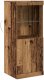 Szafka z oświetleniem LED Stary drewniany 41x37x100 cm 1