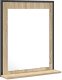 Lustro vidaXL Lustro łazienkowe z półką Sonoma Oak 50x12x60 cm 2