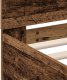 vidaXL Łóżko z oświetleniem LED Stary drewniany 75x190 cm Drewno inżynieryjne 9