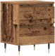 vidaXL Szafka nocna Stare drewno 40x35x50 cm Drewno inżynieryjne 2