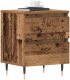 vidaXL Szafka nocna Stare drewno 40x35x50 cm Drewno inżynieryjne 3