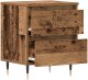 vidaXL Szafka nocna Stare drewno 40x35x50 cm Drewno inżynieryjne 5