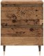 vidaXL Szafka nocna Stare drewno 40x35x50 cm Drewno inżynieryjne 6