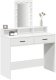 Toaletka Biała MDF 100 x 41 x 140 cm Toaletka Prostokątna 2