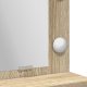 Toaletka z LED-owym oświetleniem w kolorze dębu Sonoma 50x41x135 cm 8