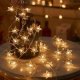 Girlanda 1.5m (10 lampek LED) USB Gwiazdki na Balkon, CIEPŁY BIAŁY 1