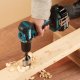 Makita DDF487RFE3 wkrętak zasilany/zakrętark udarowy 1700 RPM Czarny, Niebieski, Stal 14