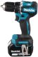 Makita DDF487RFE3 wkrętak zasilany/zakrętark udarowy 1700 RPM Czarny, Niebieski, Stal 1