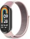Beline pasek Mi Band 9/8 NylonLoop       różowy/pink 2