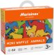 *****Klocki wafle mini Zwierzęta 62el 07429 8