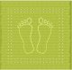 KLEINE WOLKE Foot Mata bezp. KiwiGreen 36x72 1