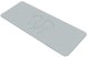 KLEINE WOLKE Foot Mata bezp. do wanny 36x72 grey 1