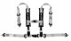 Pasy sportowe Slide V2 Srebrne 4P 2" E4 1