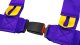 Pasy sportowe Slide V2 Fioletowe 4P 3" E4 2