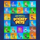Marioinex *****Klocki wafle mini PocketPets Żółw 06989 2