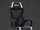 CANYON Fotel gamingowy Flow MCH01 Mesh Czarno - Biały 2