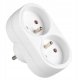 Rozgałęźnik sieciowy 2x 2P+0 3500W 230V VA0131 VAYOX 1