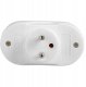 Rozgałęźnik sieciowy 2x 2P+0 3500W 230V VA0131 VAYOX 5