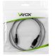 Vayox Kabel USB - micro USB oplot czarno-biały 1m VA0150 Vayox 1