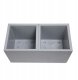 Lamela Kwietnik KARO 800x400x400 beton ECO recycled - jasny szary beton LA936-70 Lamela 6