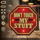 Znak Metalowy RETRO LED Don't Touch Forever Light 4